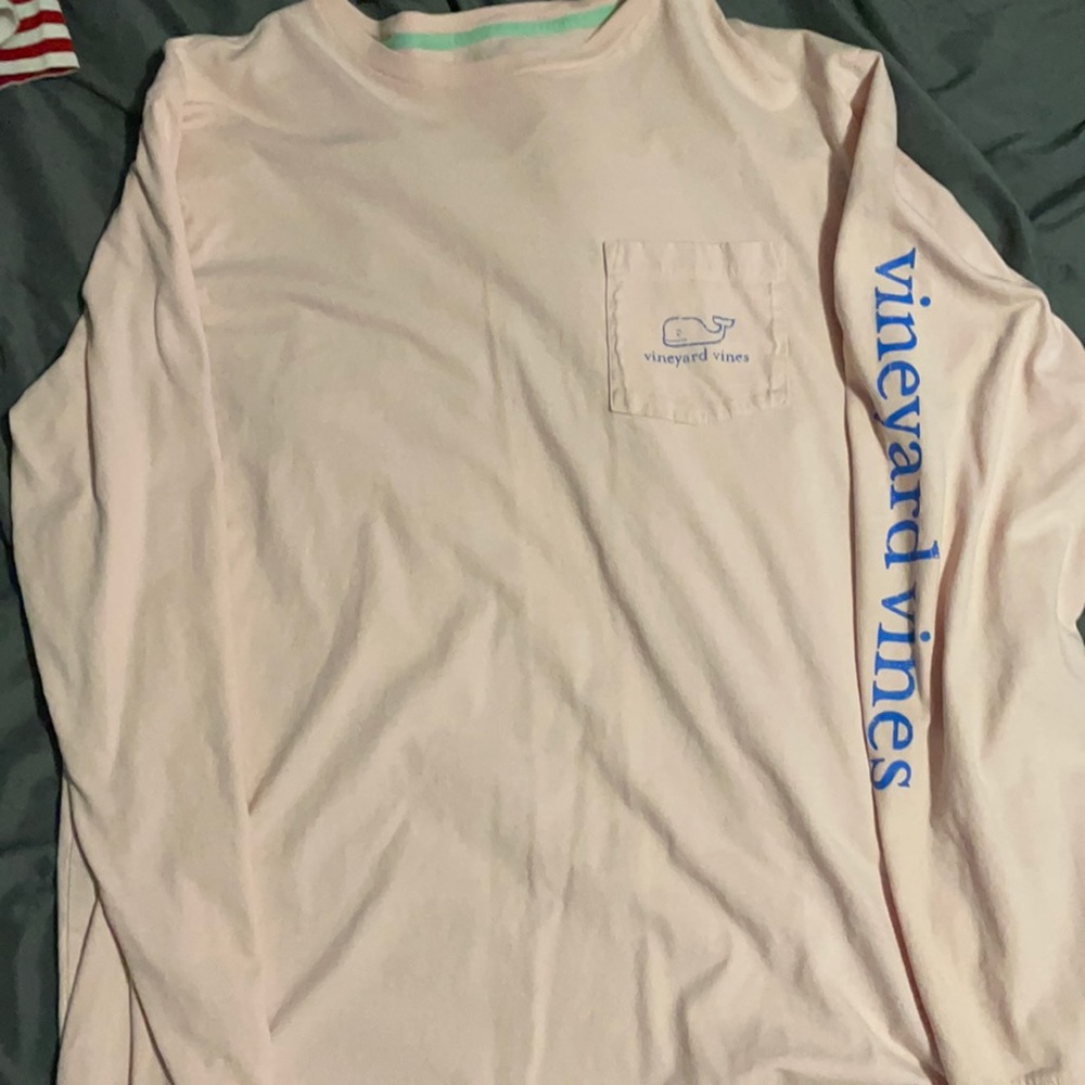 Pink Long sleeve Vineyard Vines shirt